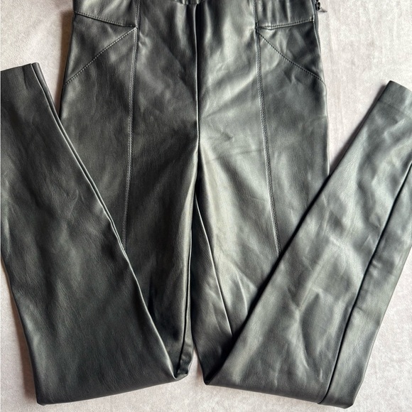 Zara Pants - Zara Stylish Gray Leather Pants